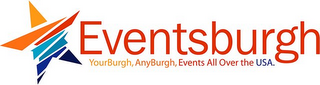 EVENTSBURGH YOURBURGH, ANYBURGH, EVENTS ALL OVER THE USA logo