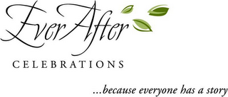 EVERAFTER CELEBRATIONS ...BECAUSE EVERYONE HAS A STORY logo
