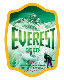 EVEREST BEER PREMIUM BEER FROM TOP OF THE WORLD logo
