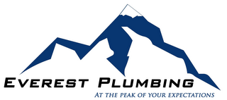 EVEREST PLUMBING AT THE PEAK OF YOUR EXPECTATIONS logo