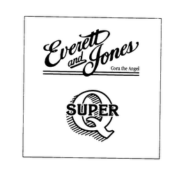 EVERETT AND JONES SUPER Q CORA THE ANGEL logo