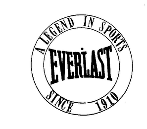 EVERLAST A LEGEND IN SPORTS SINCE 1910 logo