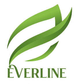 EVERLINETHE MARK CONSISTS OF A STYLIZED LEAF DESIGN ABOVE THE WORD "EVERLINE". logo