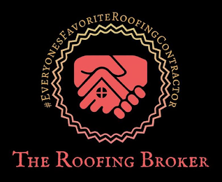 #EVERONESFAVORITEROOFINGBROKER THE ROOFING BROKER logo
