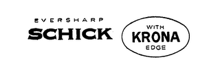 EVERSHARP SCHICK WITH KRONA EDGE logo