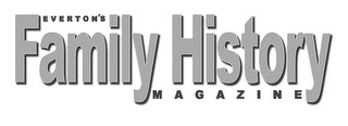 EVERTON'S FAMILY HISTORY MAGAZINE logo