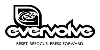 EVERVOLVE RESET. REFOCUS. PRESS FORWARD. logo