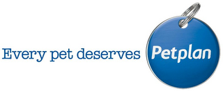 EVERY PET DESERVES PETPLAN logo