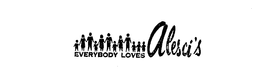 EVERYBODY LOVES ALESCI'S logo