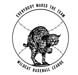 EVERYBODY MAKES THE TEAM WILDCAT BASEBALL LEAGUE logo