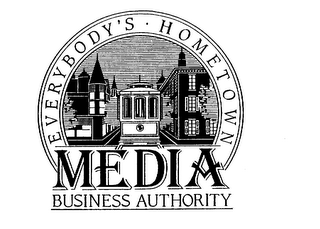 EVERYBODY'S HOMETOWN MEDIA BUSINESS AUTHORITY logo