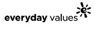EVERYDAY VALUES E logo
