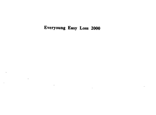 EVERYOUNG EASY LOSS 2000 logo