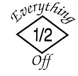 EVERYTHING 1/2 OFF logo