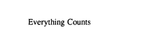 EVERYTHING COUNTS logo