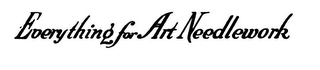 EVERYTHING FOR ART NEEDLE WORK logo