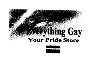 EVERYTHING GAY YOUR PRIDE STORE logo