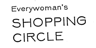 EVERYWOMAN'S SHOPPING CIRCLE SHOP BY MAIL. logo