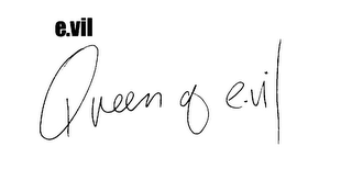 E.VIL QUEEN OF EVIL logo
