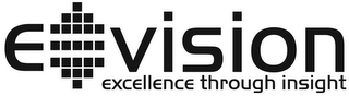 E=VISION EXCELLENCE THROUGH INSIGHT logo