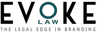 EVOKE LAW THE LEGAL EDGE IN BRANDING logo