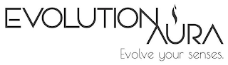EVOLUTION AURA EVOLVE YOUR SENSES. logo