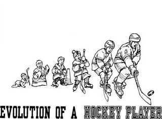 EVOLUTION OF A HOCKEY PLAYER logo