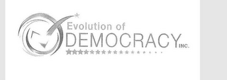 EVOLUTION OF DEMOCRACY, INC. logo