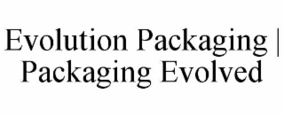 EVOLUTION PACKAGING | PACKAGING EVOLVED logo
