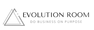EVOLUTION ROOM DO BUSINESS ON PURPOSE logo