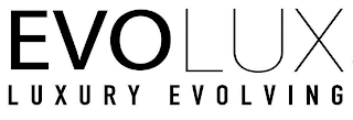 EVOLUX LUXURY EVOLVING logo