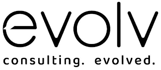 EVOLV CONSULTING. EVOLVED. logo