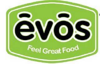 EVOS FEEL GREAT FOOD logo