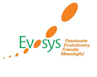 EVOSYS PASSIONATE EVOLUTIONARY FRIENDLYMEANINGFUL logo