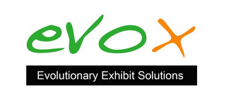 EVOX EVOLUTIONARY EXHIBIT SOLUTIONS logo