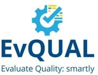 EVQUAL EVALUATE QUALITY: SMARTLY logo