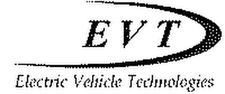 EVT ELECTRIC VEHICLE TECHNOLOGIES logo