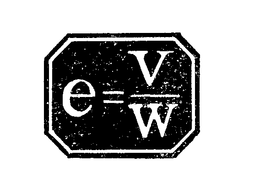 E=V/W