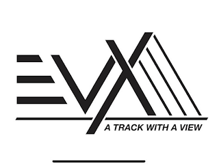 EVX A TRACK WITH A VIEW logo