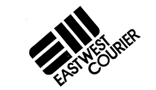 EW EASTWEST COURIER logo