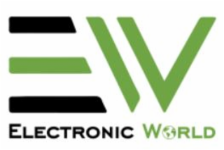 EW ELECTRONIC WORLD logo