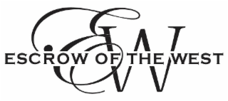EW ESCROW OF THE WEST logo
