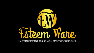 EW ESTEEM WARE CLOTHES THAT BUILD YOU FROM INSIDE OUT logo