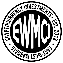 EWMCI CRYPTOCURRENCY INVESTMENTS · EST.2018 · EAST-WEST MAGNATE logo