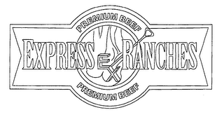 EX EXPRESS RANCHES PREMIUM BEEF logo