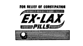 EX-LAX PILLS FOR RELIEF OF CONSTIPATION logo