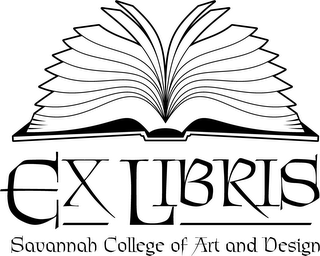 EX LIBRIS SAVANNAH COLLEGE OF ART AND DESIGN logo