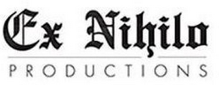 EX NIHILO PRODUCTIONS logo