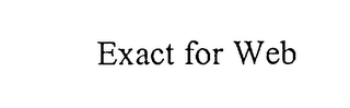 EXACT FOR WEB logo
