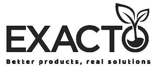 EXACTO BETTER PRODUCTS REAL SOLUTIONS logo